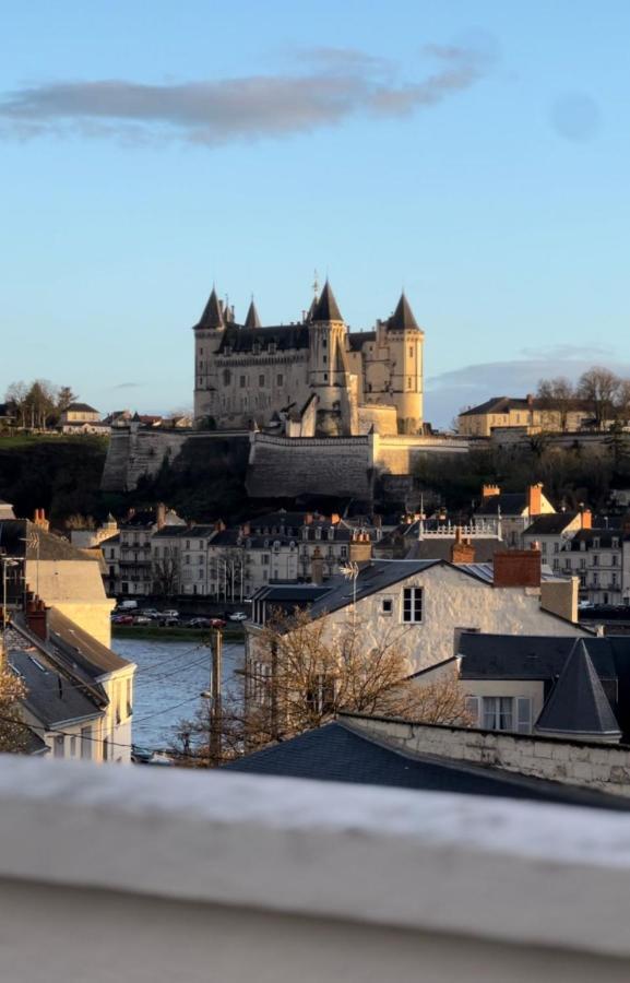 La Terrasse Saumuroise - Vue Chateau & Loire Exterior photo